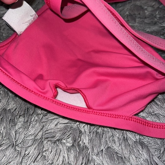 Abercrombie&Fitch Pink Criss Cross Pink Bathing Suit Top - Picture 5 of 5